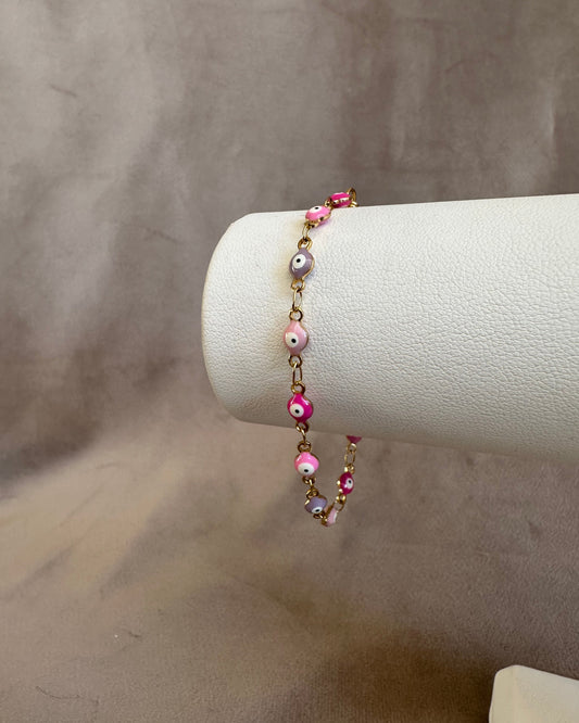 Pulsera Ojo Rosa