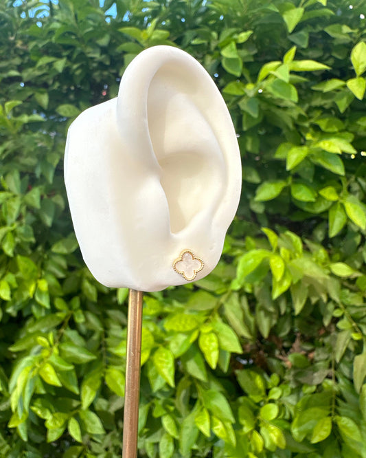 Broquel Dupe Van Cleef Flor Bco Ch