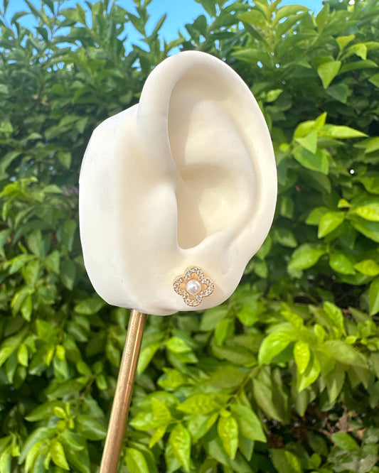 Broquel Dupe Van Cleef Flor Perla