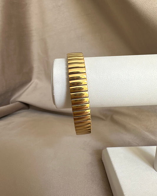 Pulsera Chunky Dorada