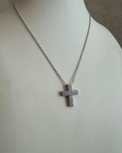 Collar Cruz Plata
