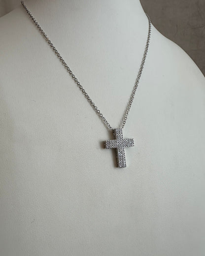 Collar Cruz Plata