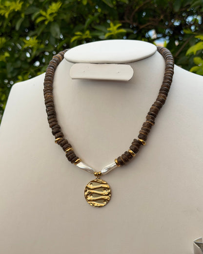 Collar Café Medalla