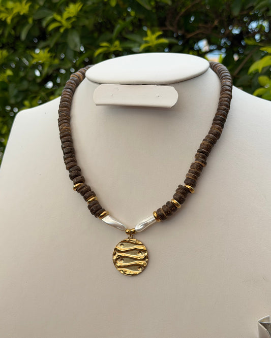 Collar Café Medalla