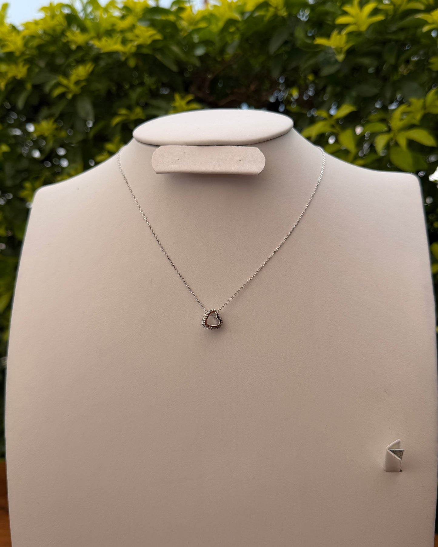 Collar Corazón Plata