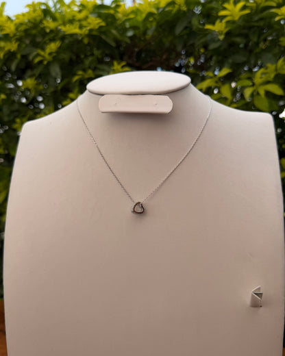 Collar Corazón Plata