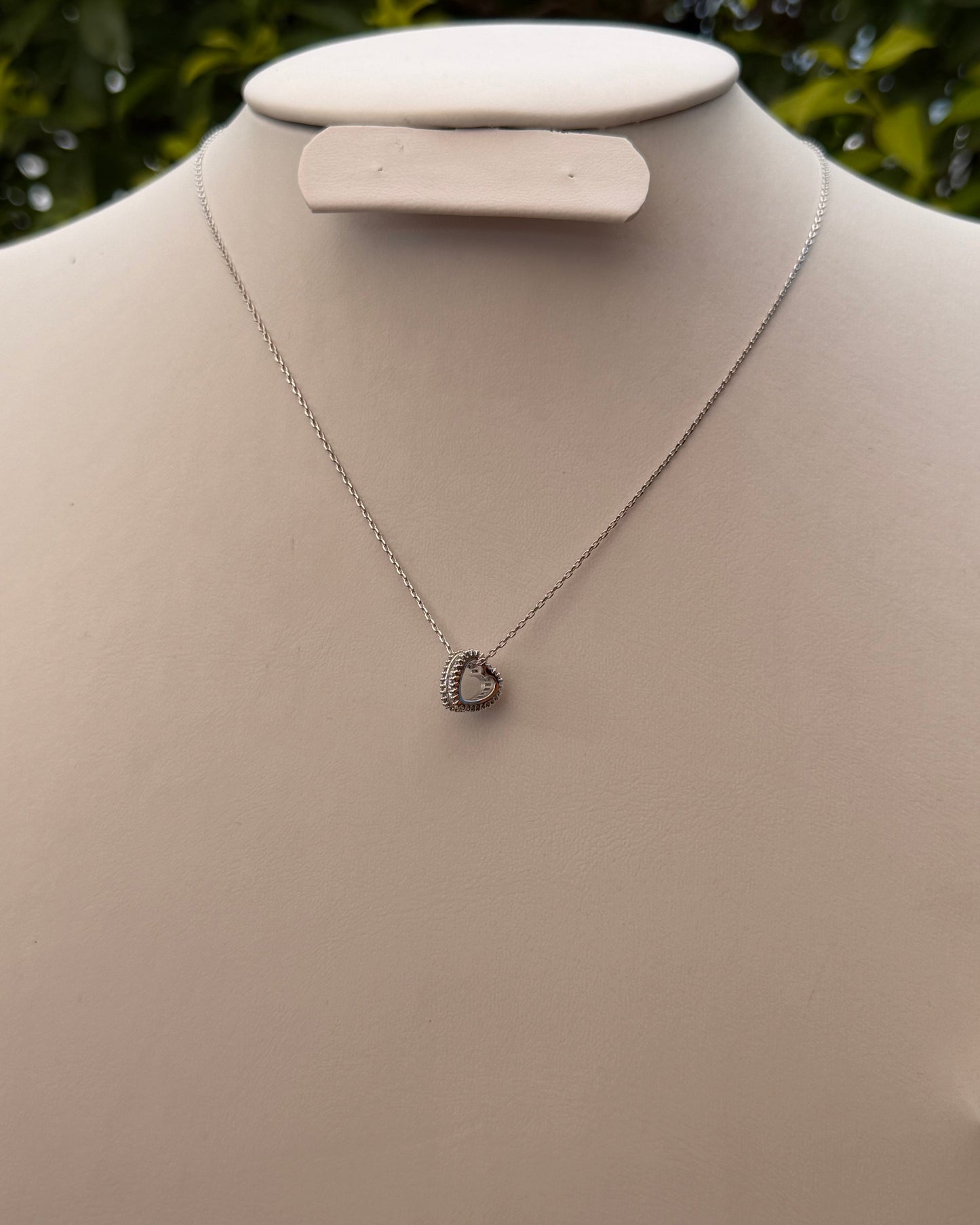 Collar Corazón Plata