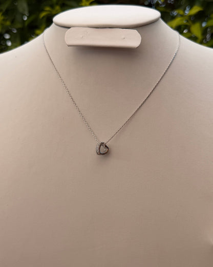 Collar Corazón Plata