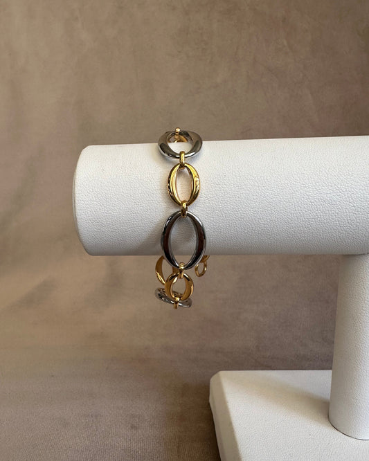 Pulsera Bicolor Eslabones