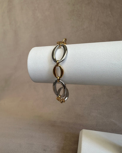 Pulsera Bicolor Eslabones