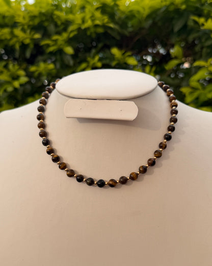 Collar Ojo de Tigre Mini