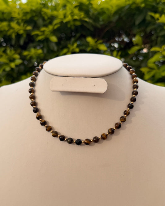 Collar Ojo de Tigre Mini