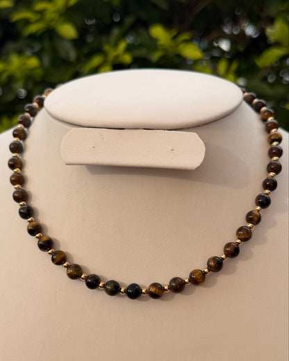 Collar Ojo de Tigre Mini
