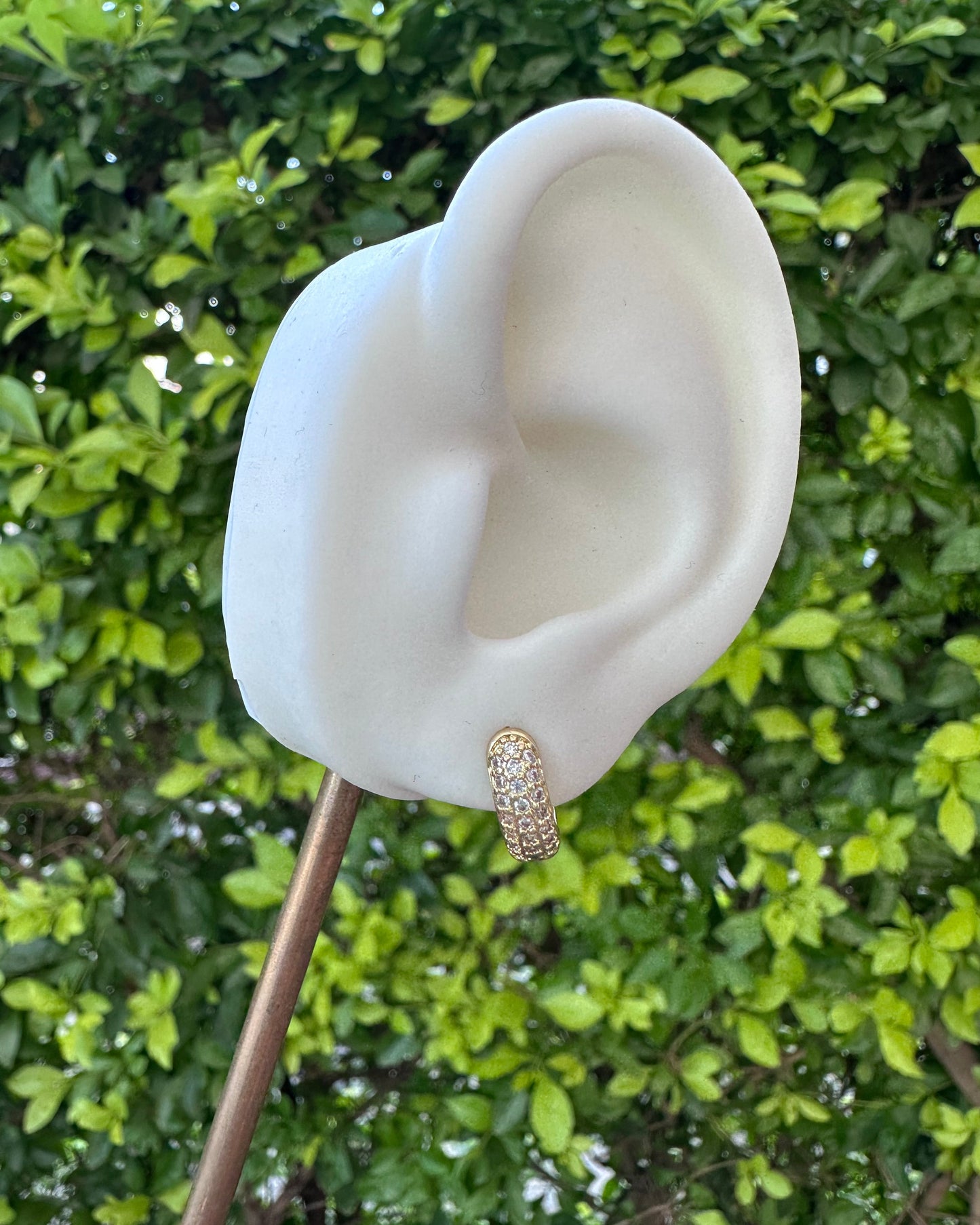 Arracada Chunky Blanco