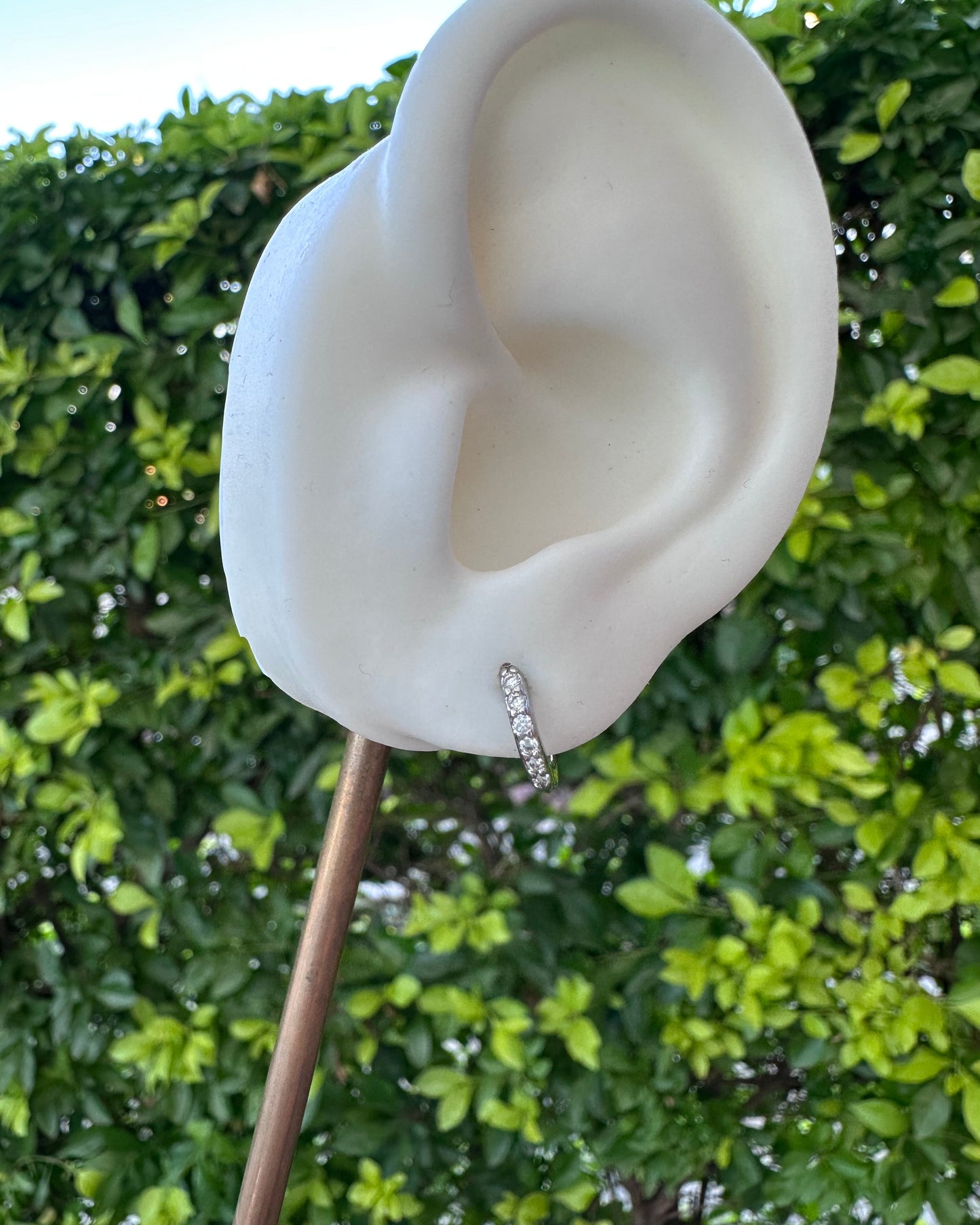 Arracada Mini Plateada