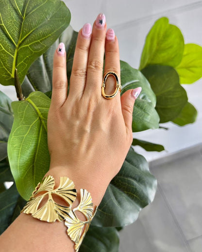 Anillo Ovalado Silueta