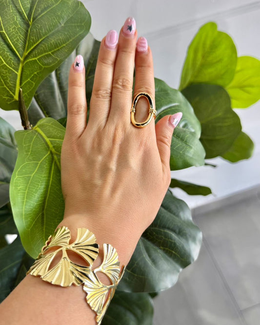 Anillo Ovalado Silueta