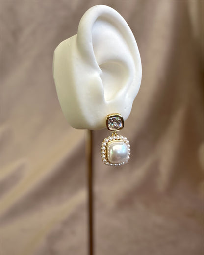 Arete Perla Cuadro