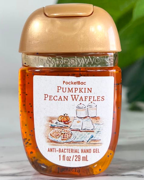 Gel Antibacterial Pumpkin Pecan Waffles