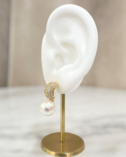 Arete Perla Mediana