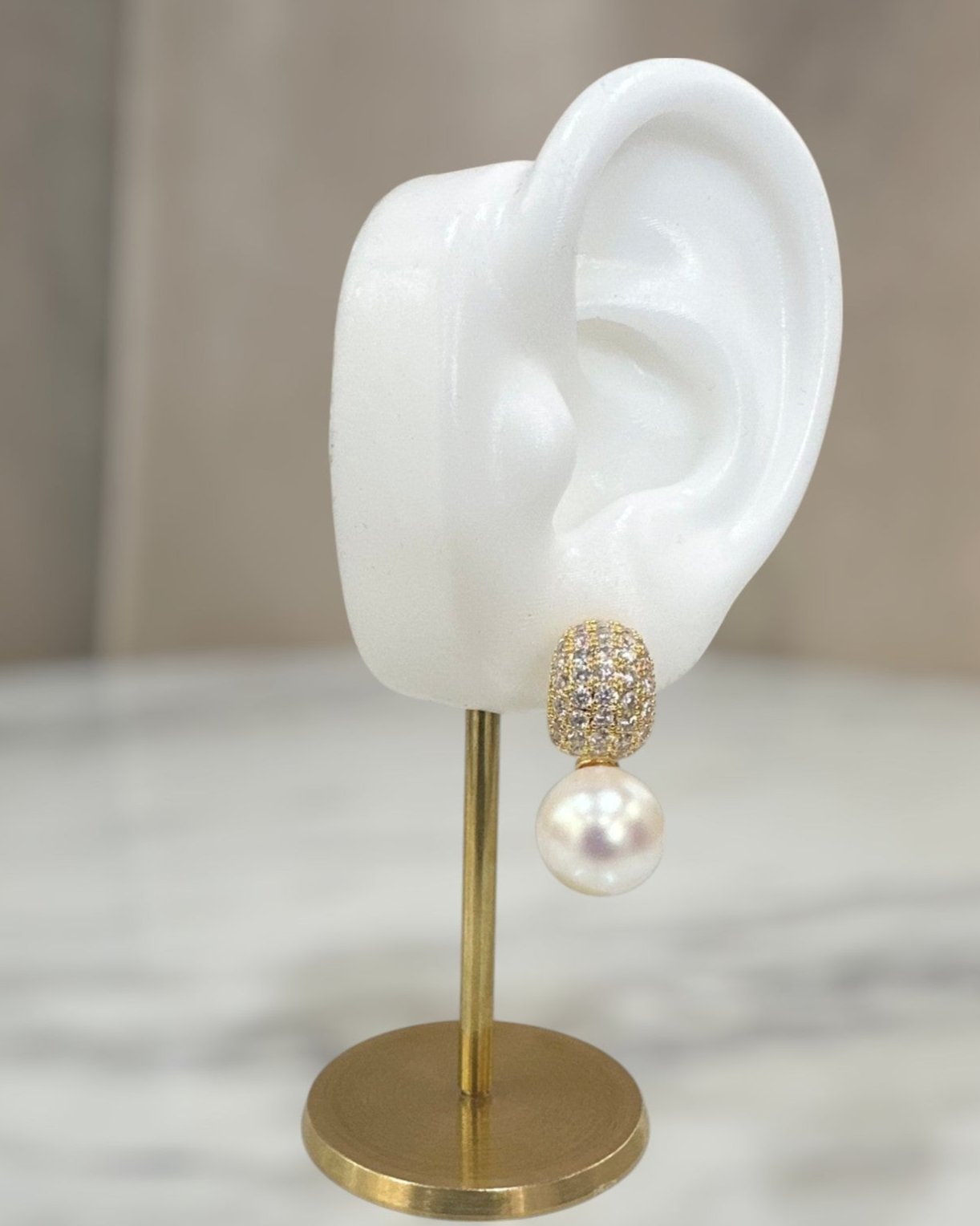 Arete Perla Mediana